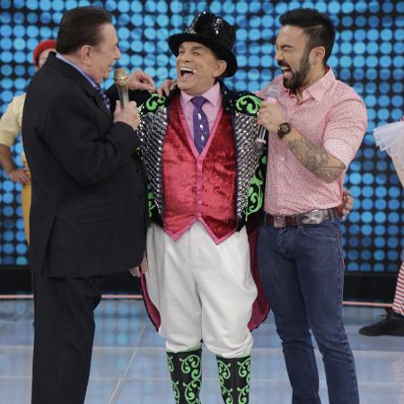 Raul Gil recebe Dedé Santana e Mauro Sousa, filho de Mauricio de Sousa, em seu programa no SBT - Rodrigo Belentani/SBT - Rodrigo Belentani/SBT