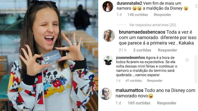 Larissa Manoela na Disney é zoada por seguidores - Reprodução/Instagram - Reprodução/Instagram