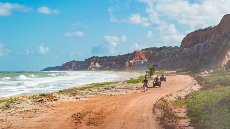 Praia do Gunga, em Roteiro, cidade a 31 quilômetros de Maceió - Kaio Fragoso/Sedetur – Alagoas