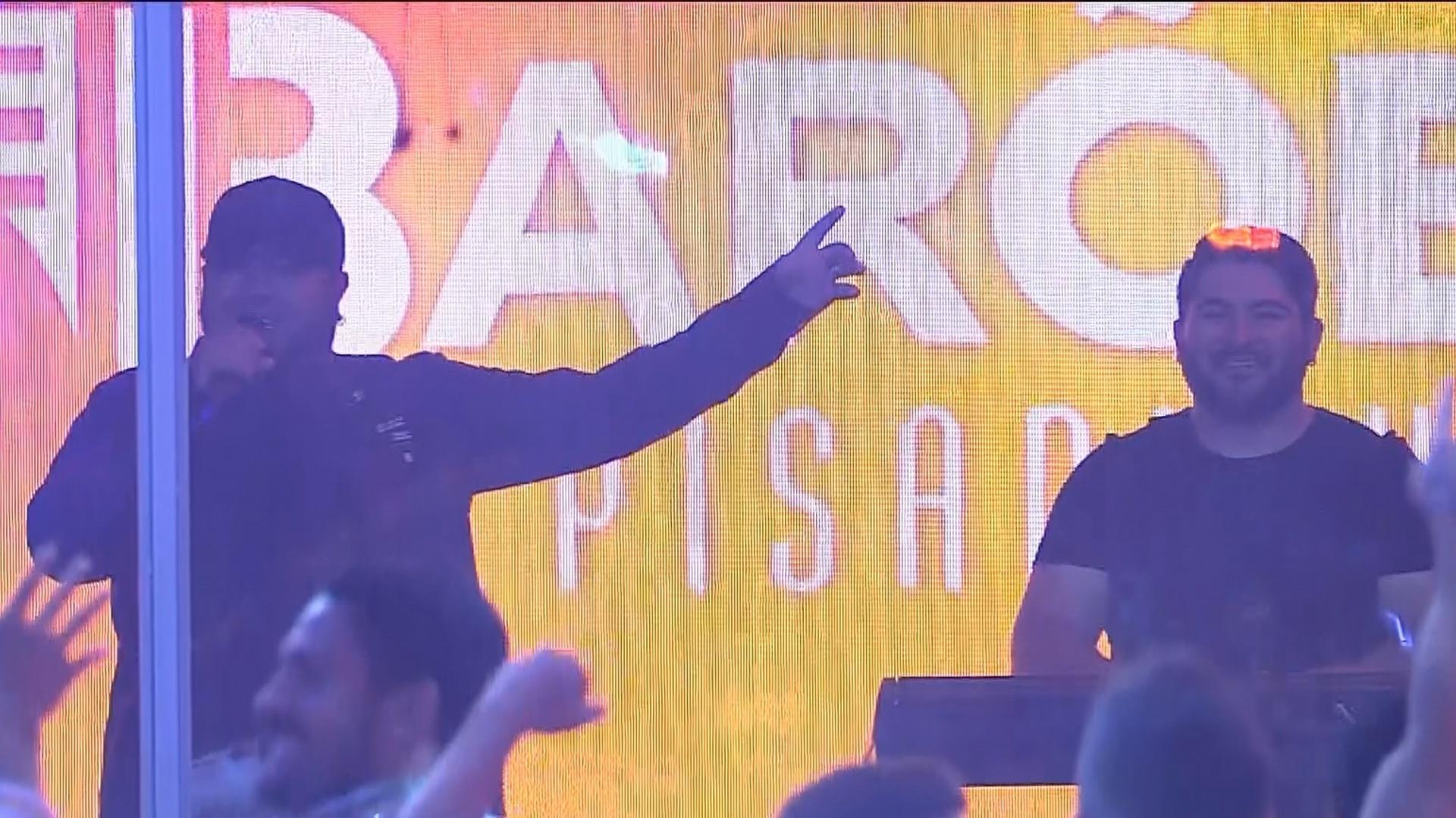 BBB 21: Barões da Pisadinha tocam na festa - Reprodução/ Globoplay