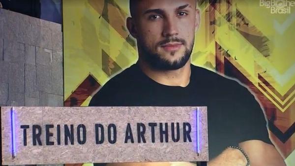 BBB 21: Festa treino do Arthur - Reprodução/Globoplay