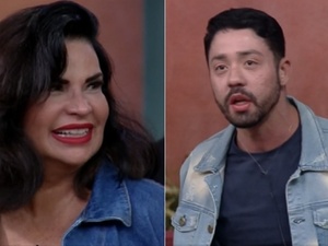 A Fazenda 2021: Rico troca alfinetadas com Solange em dinâmica de prêmios - Reprodução/RecordTV - Reprodução/RecordTV