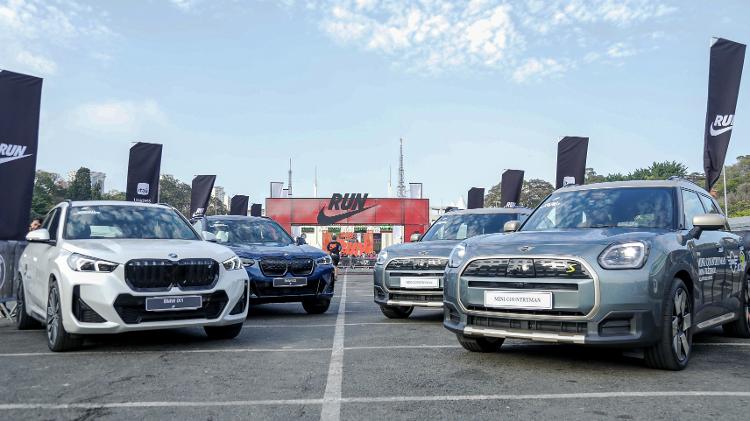 Modelos BMW e Mini na Nike São Paulo Run