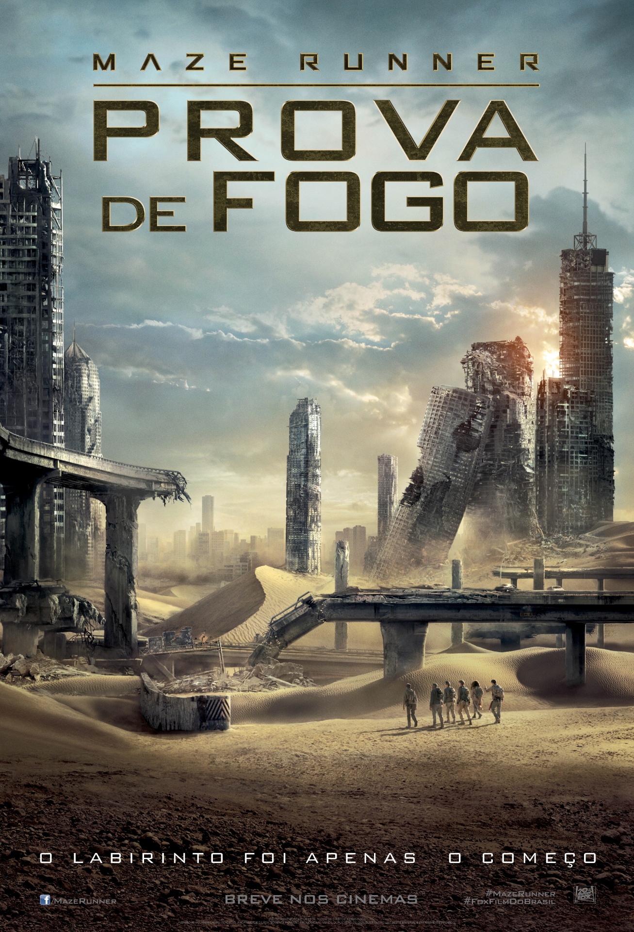 Pôster do filme "Maze Runner - Prova de Fogo" (2015) - Divulgação