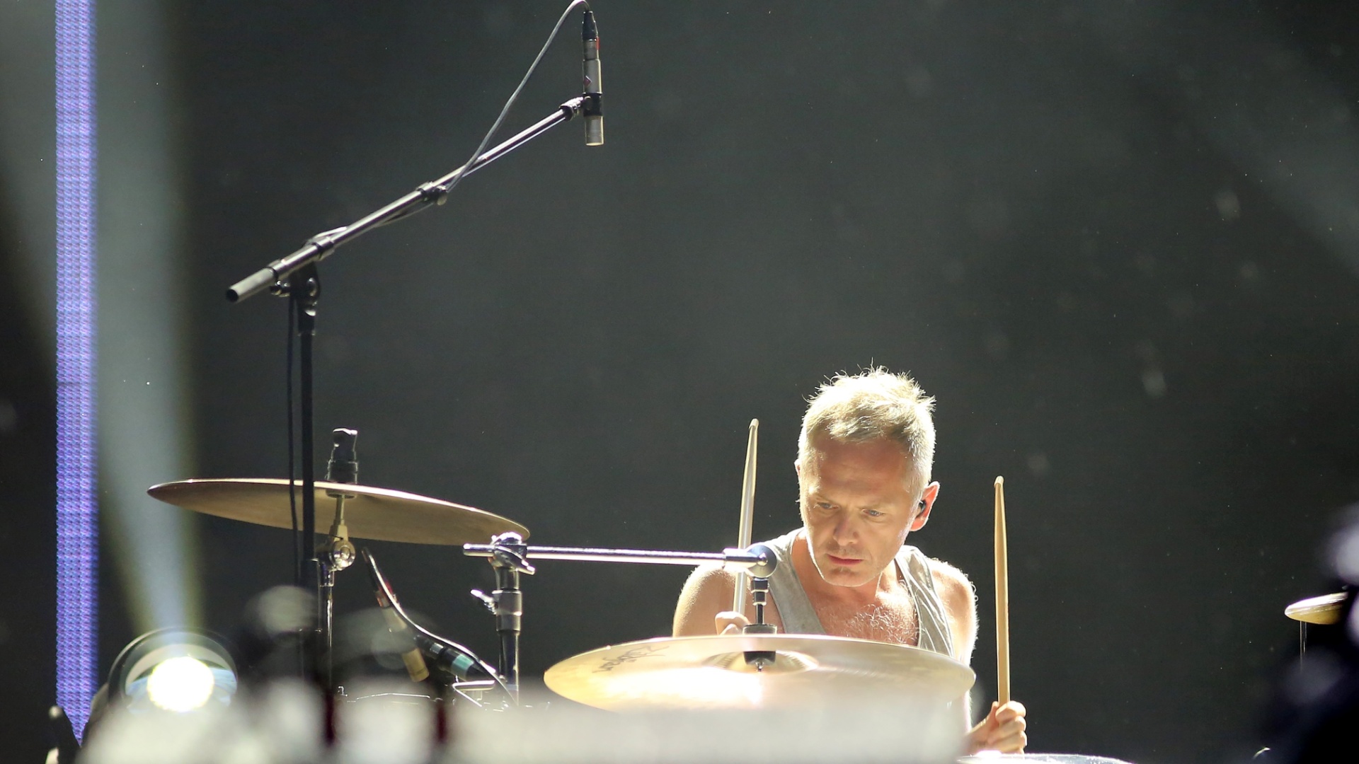 27.set.2015 - A banda norueguesa A-ha se apresenta no palco Mundo no último dia do Rock in Rio 2015 - Fernando Maia/UOL