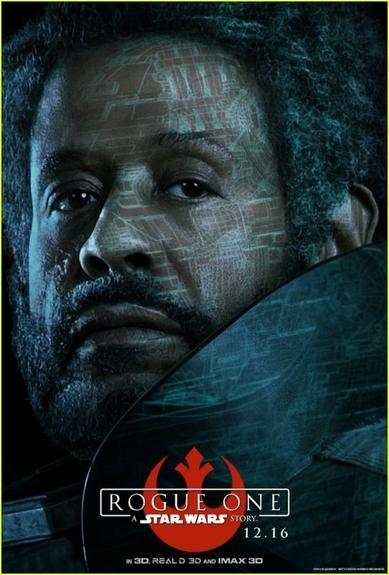 Pôsteres individuais de "Rogue One: Uma História de Star Wars" - Divulgação