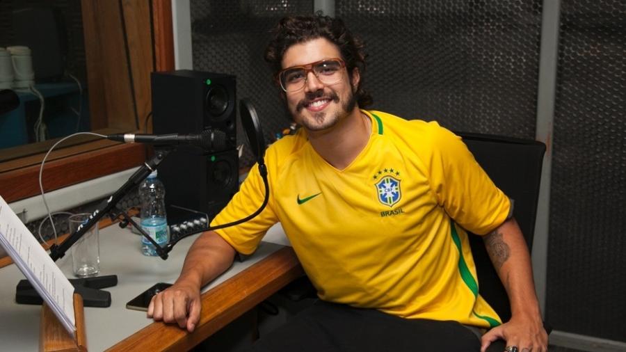 Caio Castro grava os off de Um Sonho de Ouro, especial de fim de ano do esporte - Marcos Rosa/Divulgação/Globo