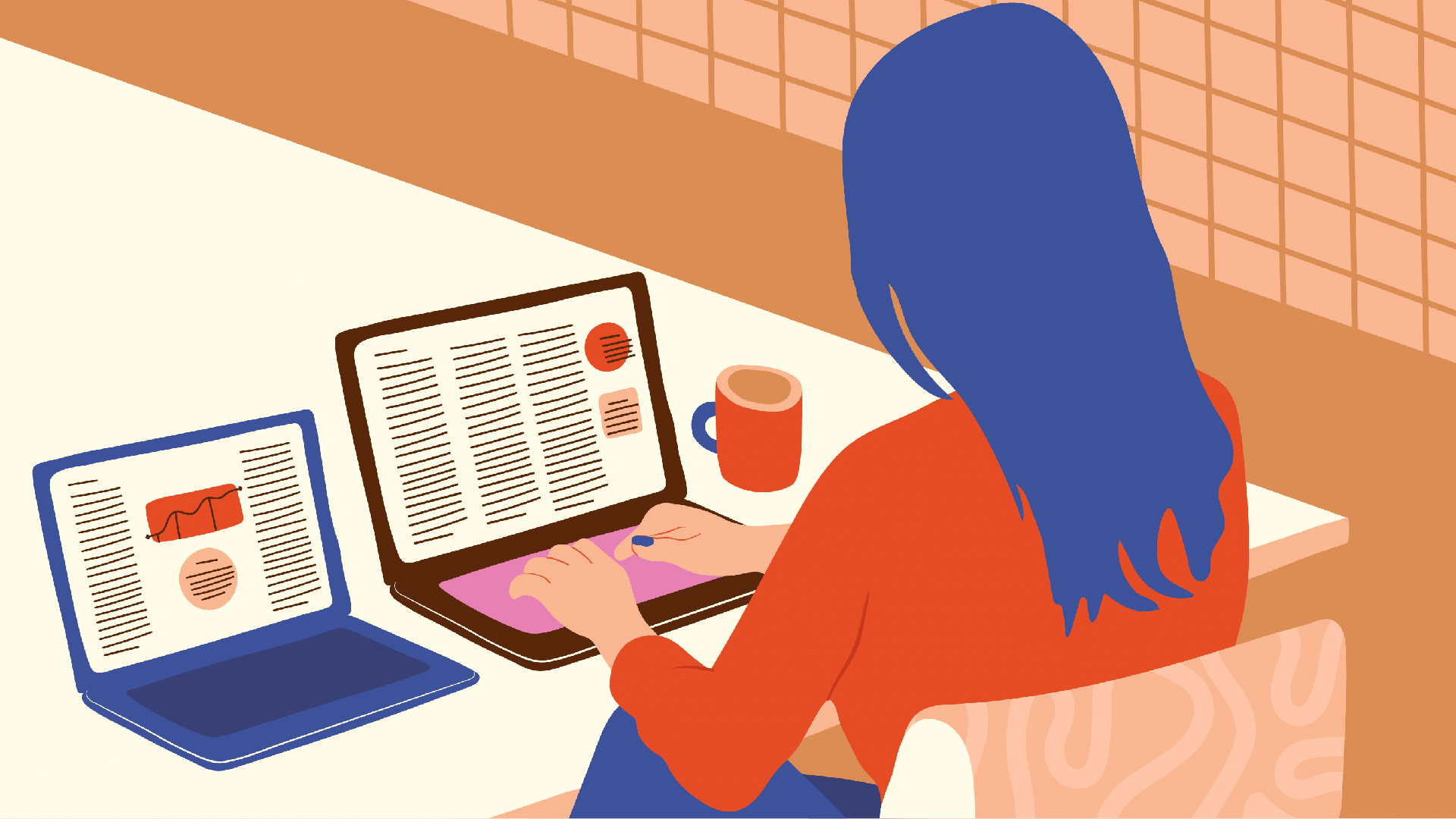 Ilustração para reportagem de VivaBem sobre os sinais da ansiedade - Camila Rosa/VivaBem