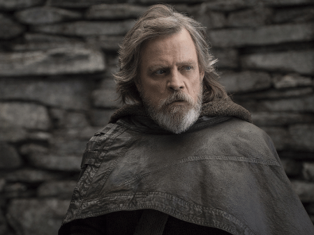Mark Hamill em "Star Wars: Os Últimos Jedi" - Reprodução