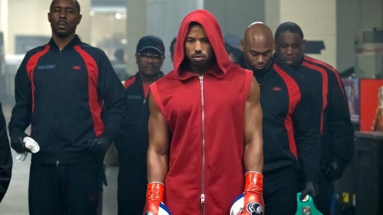 Adonis Creed (Michael B. Jordan) em cena de "Creed 2" - Divulgação - Divulgação