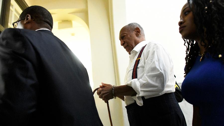 Bill Cosby é algemado após ser condenado nos Estados Unidos - Mark Makela/Getty Images