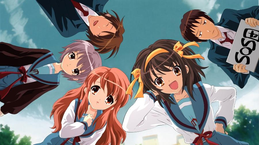 O anime "The Melancholy of Haruhi Suzumiya" - Divulgação