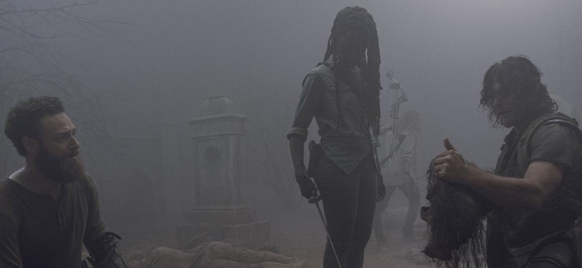 Cena do oitavo episódio da nona temporada de "The Walking Dead" - Divulgação