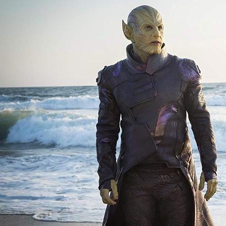 O vilão Talos (Ben Mendelsohn) em "Capitã Marvel" - Divulgação - Divulgação
