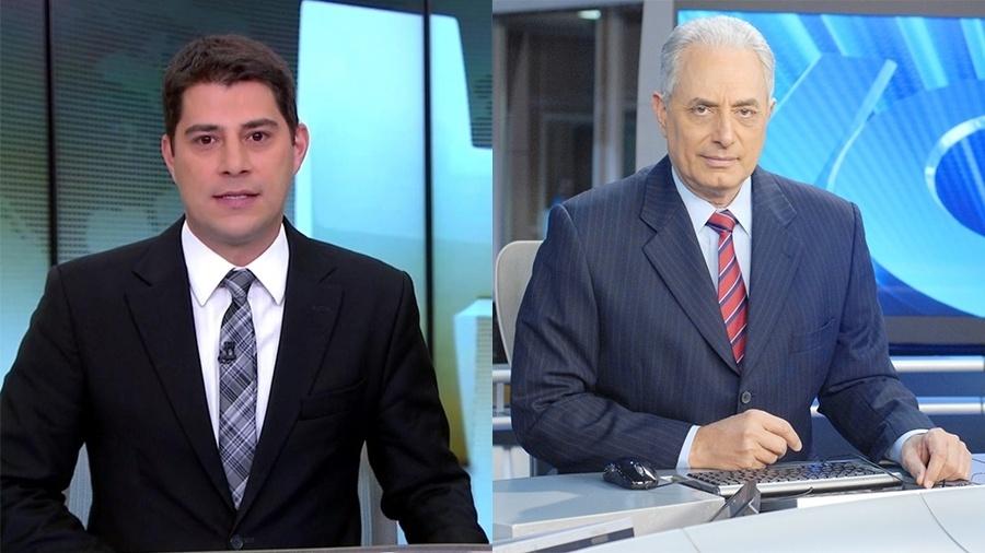 Evaristo Costa e William Waack serão apresentadores da CNN - Reprodução/Globo