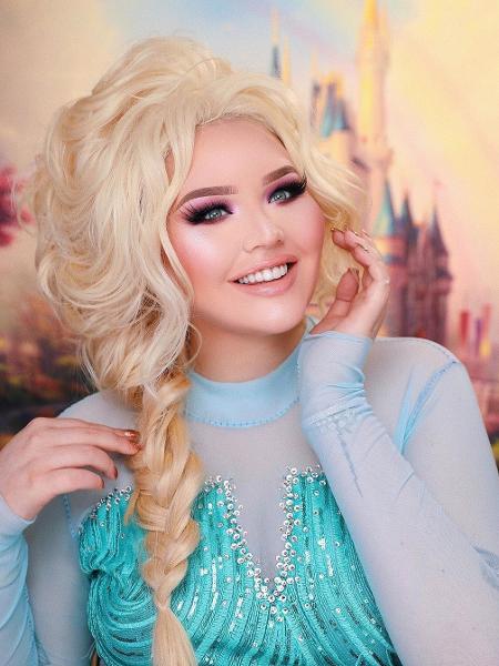Nikkie Tutorials, caracterizada como Princesa Elza de Frozen - Reprodução/Instagram