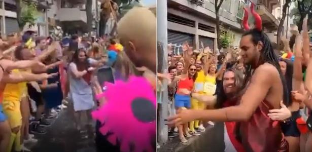 Resumo do Carnaval? | Em bloco, Jesus anda sobre a água e abraça o capeta