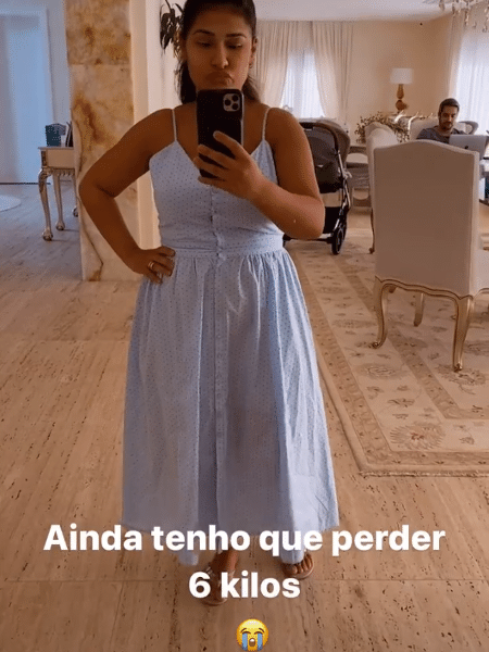 Simone mostrou o corpo um mês após dar à luz Zaya - Reprodução/Instagram