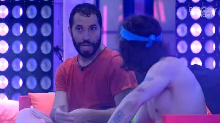 BBB 21: Gilberto e Fiuk especulam sobre próximo paredão - Reprodução/Globoplay - Reprodução/Globoplay