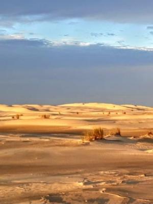 As dunas acompanham boa parte do trajeto de 220 quilômetros - Arquivo pessoal - Arquivo pessoal