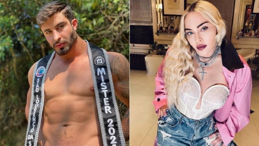 Modelo brasileiro afirma estar trocando mensagens com Madonna - Reprodução/Instagram