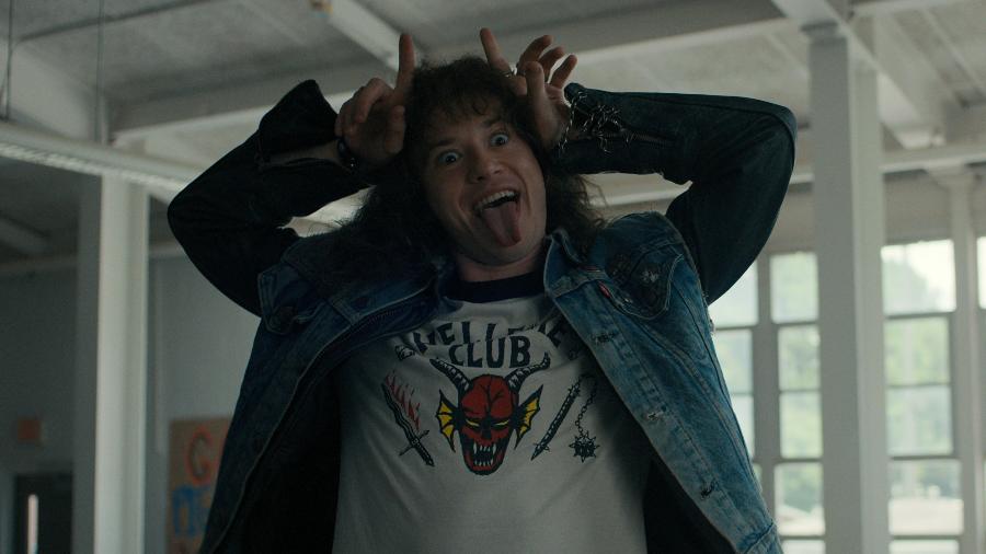 Eddie (Joseph Quinn) em "Stranger Things" - Divulgação