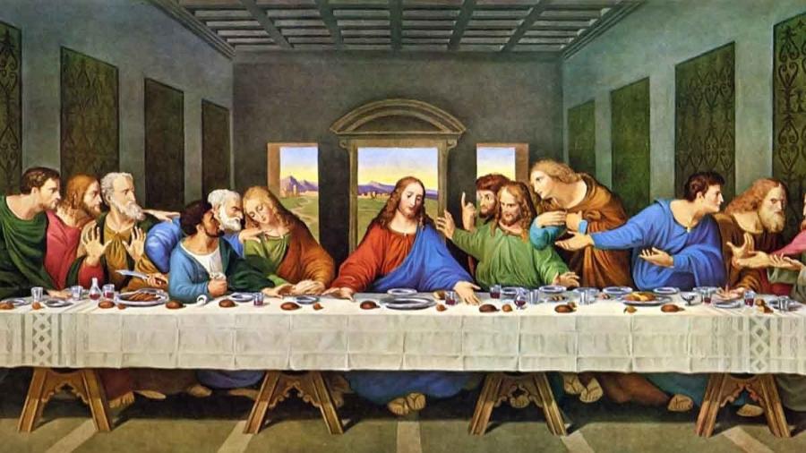 "A Última Ceia", de Leonardo da Vinci "A Última Ceia", de Leonardo da Vinci