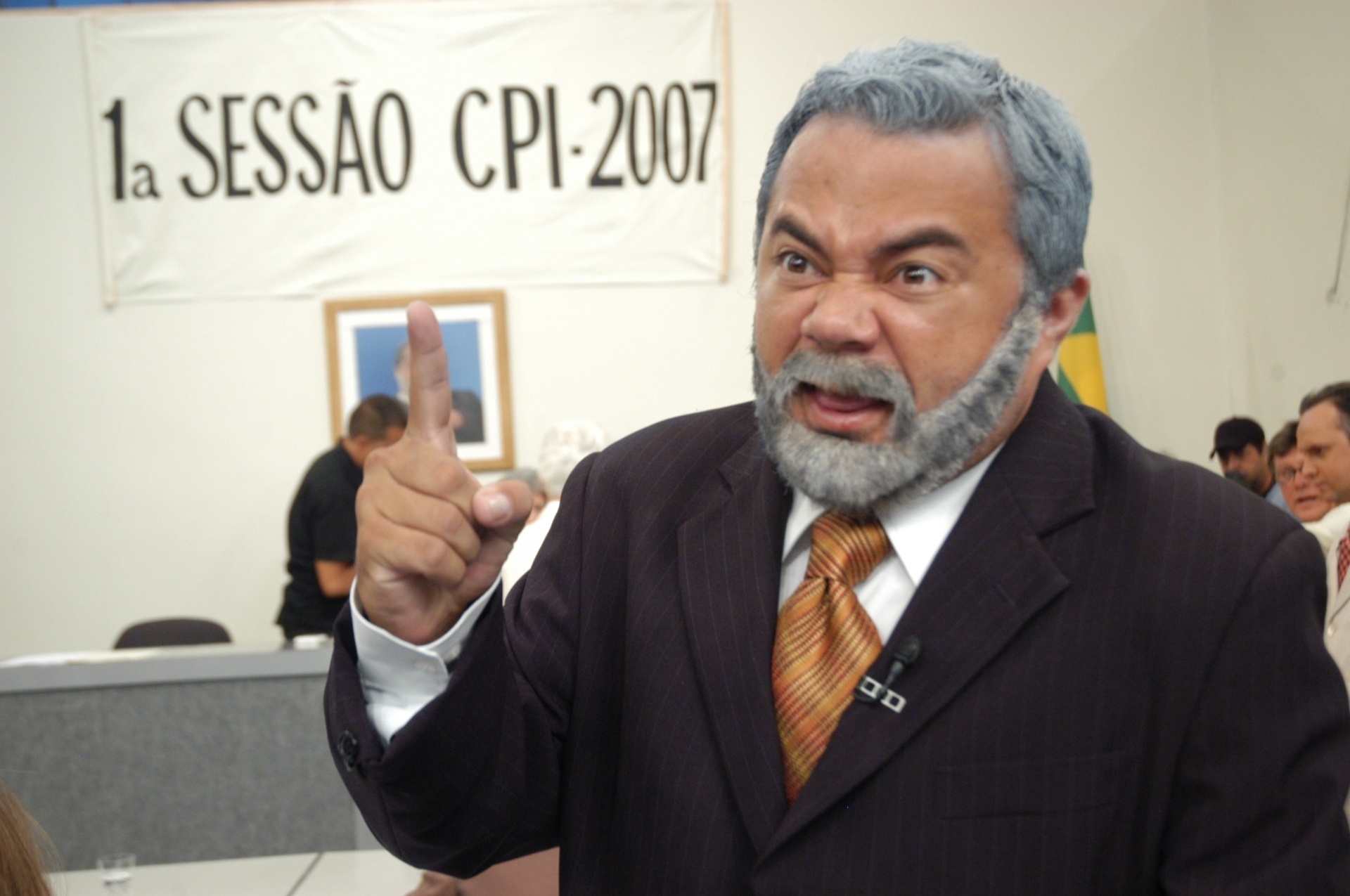 Humorista Shaolin faz sátira do ex-presidente Lula - Antônio Chahestian / Record