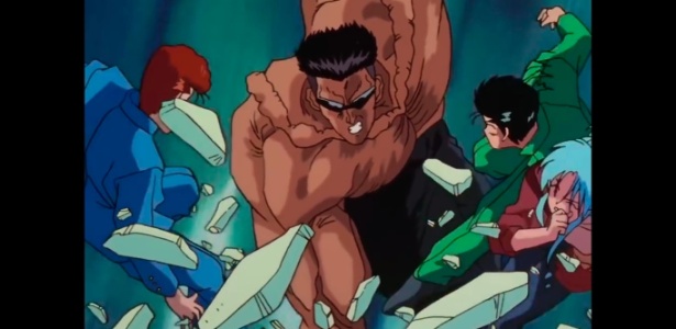 magnera vendo YUSUKE DANDO UMA CONFERIDA NA MONSTRA😂 🤣 (YU YU HAKUSHO EP  24) 