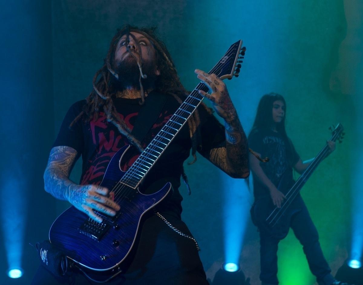 Expoente do new metal, banda americana Korn se apresenta no Espaço das Américas, em São Paulo - Francisco Cepeda/AgNews