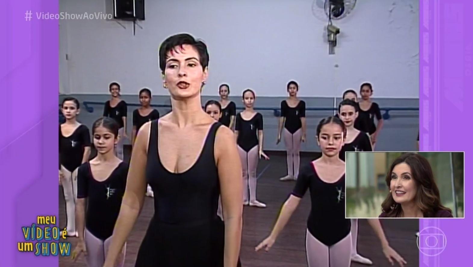 Fátima Bernardes participa do "Vídeo Show" e revê matérias antigas da carreira - Reprodução/TV Globo