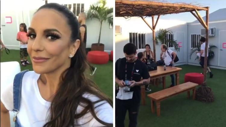 Ivete mostra área de camarins do Rock in Rio - Reprodução/Instagram - Reprodução/Instagram