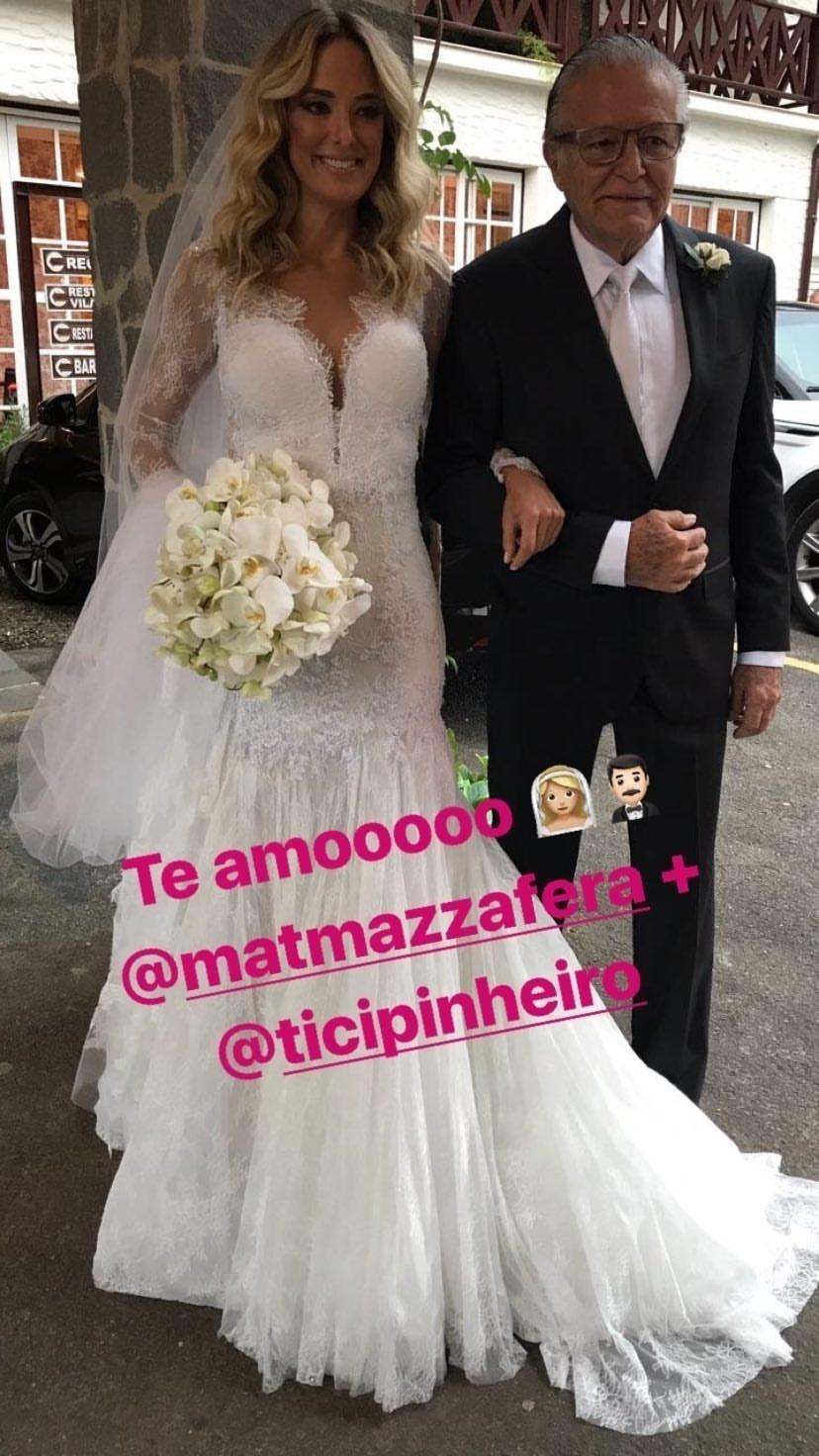 A noiva com o pai - Reprodução/ Instagram