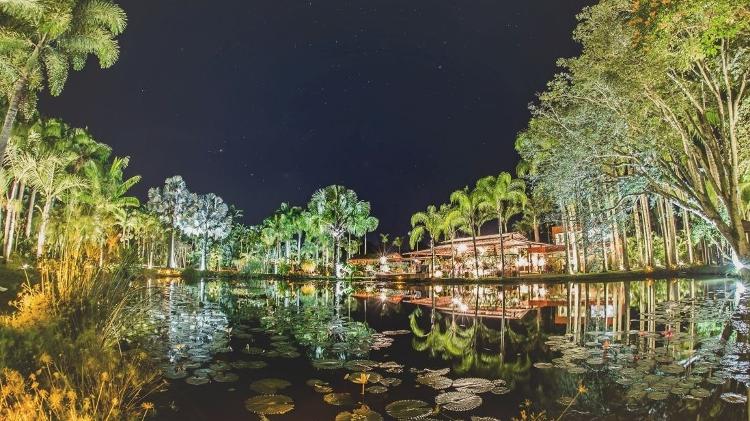 Local onde será o casamento de Isis e André Resende é cercado de verde - Reprodução/site Lago Buriti - Reprodução/site Lago Buriti