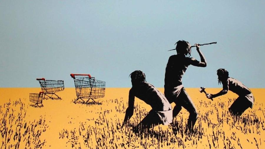 Gravura do britânico Banksy roubada de galeria de Toronto - Reprodução