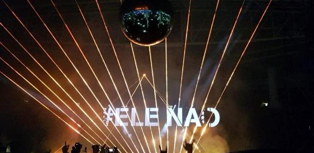 Roger Waters exibe protesto contra Bolsonrao durante show em São Paulo - Reprodução/Twitter - Reprodução/Twitter