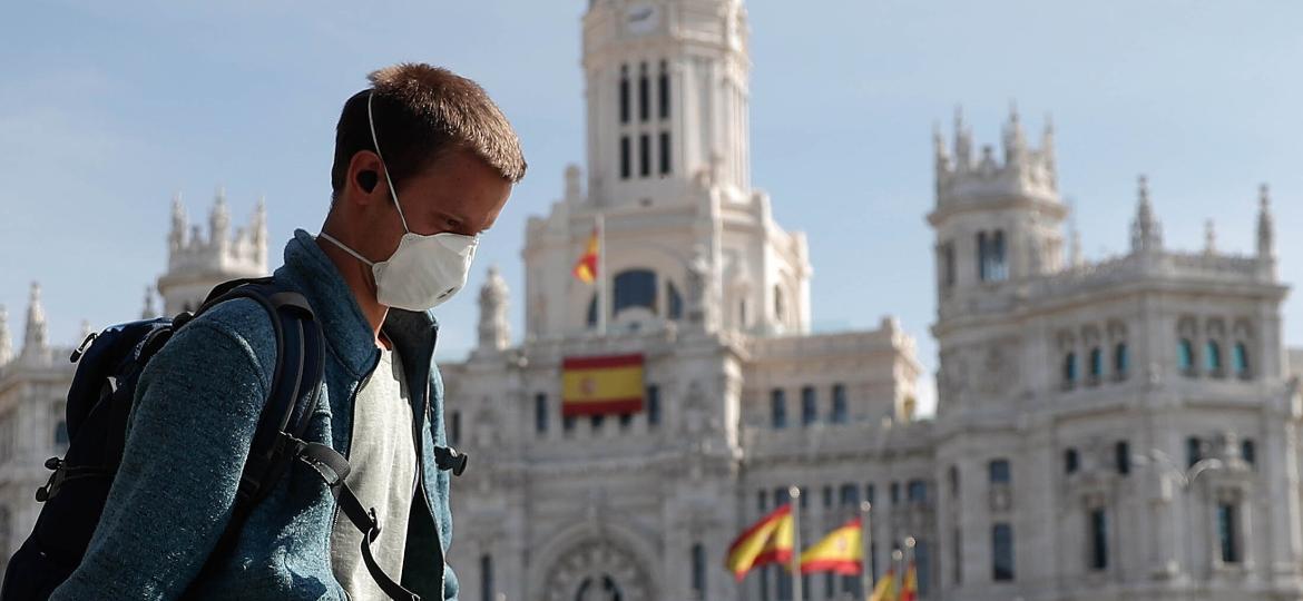 Nesta semana, a Espanha superou a China em número de mortes, ocupando a segunda posição em óbitos no mundo, depois da Itália - Anadolu Agency/Getty Images