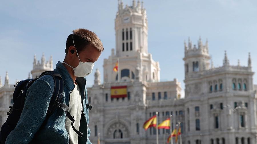 A Espanha é o segundo país com mais casos, depois dos Estados Unidos - Anadolu Agency/Getty Images