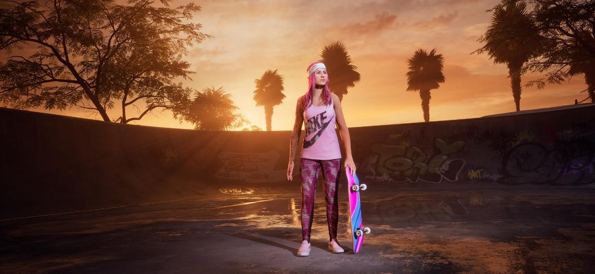 A brasileira Letícia Bufoni estará no remaster de Tony Hawk"s Pro Skater 1 e 2 - Divulgação