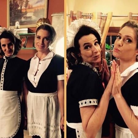 Ilana Kaplan (à esq) com Leticia Spiller em cena da novela I Love Paraisópolis (Globo) - Reprodução/Instagram - Reprodução/Instagram