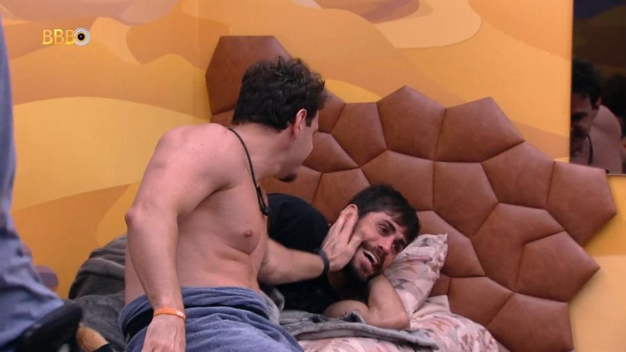 BBB 23: Gustavo e Sapato falam de saudade fora da casa - Reprodução/Globoplay