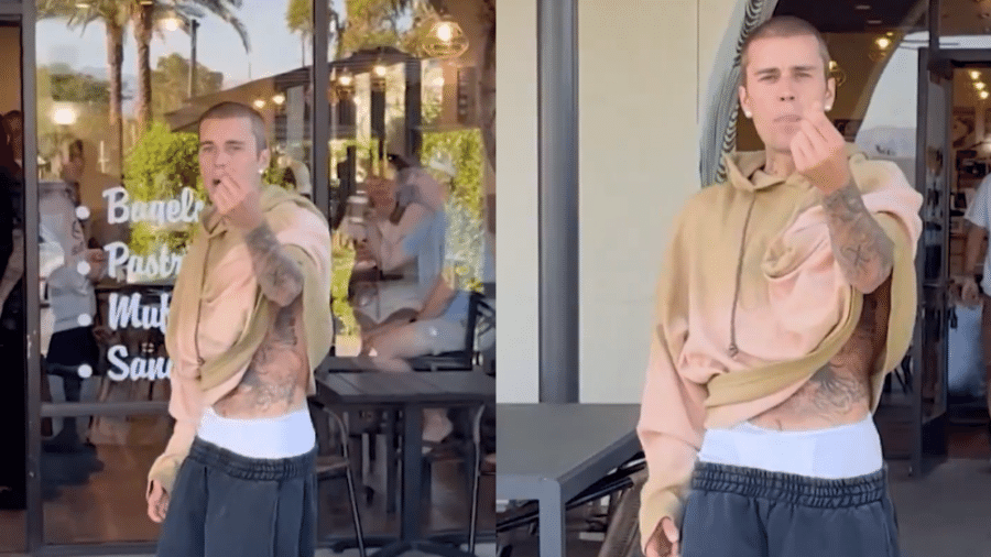 Justin Bieber se irrita com paparazzi em Palm Springs Justin Bieber se irrita com paparazzi em Palm Springs