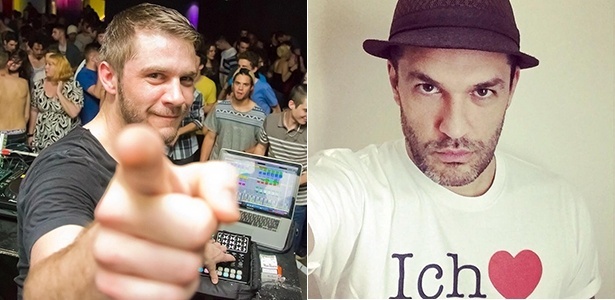 O DJ irlandês Gavin Lynch, conhecido como Matador, e o DJ alemão Phonique - Reprodução/Facebook