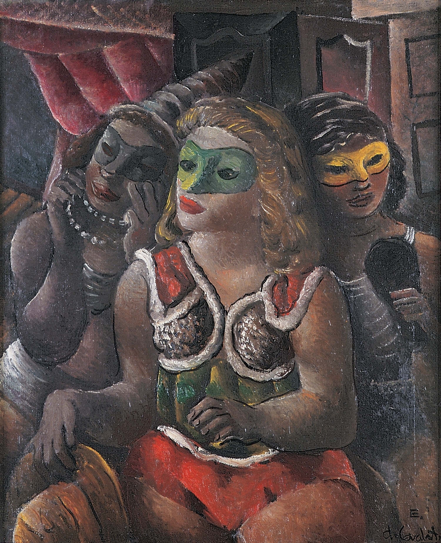 Bailarina de circo, óleo sobre tela, 1938. A exposição "Di Cavalcanti - Conquistador de Lirismos" tem inauguração dia 17 de março, na Galeria Almeida e Dale (rua Caconde, 152 - Jardim Paulista), onde fica até 28 de maio de 2016. Visitação: De segunda a sexta, das 10h às 18h; sábados das 10h às 14h Mais informações: (11) 3887-7130 / www.almeidaedale.com.br - Divulgação