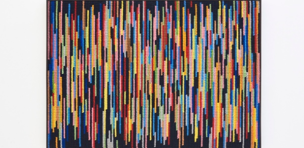 Obra de lã, 2015, de José Damasceno, 46 x 66cm - Paulo Barreto