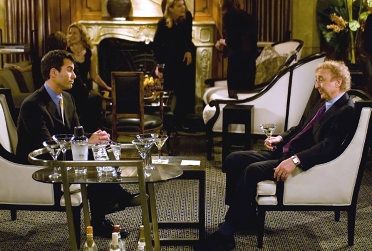 Eric McCormack e Gene Wilder em cena da série "Will & Grace" - Divulgação