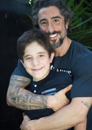 Marcos Mion e o filho Romeo - Marcela Barros/Divulgação - Marcela Barros/Divulgação