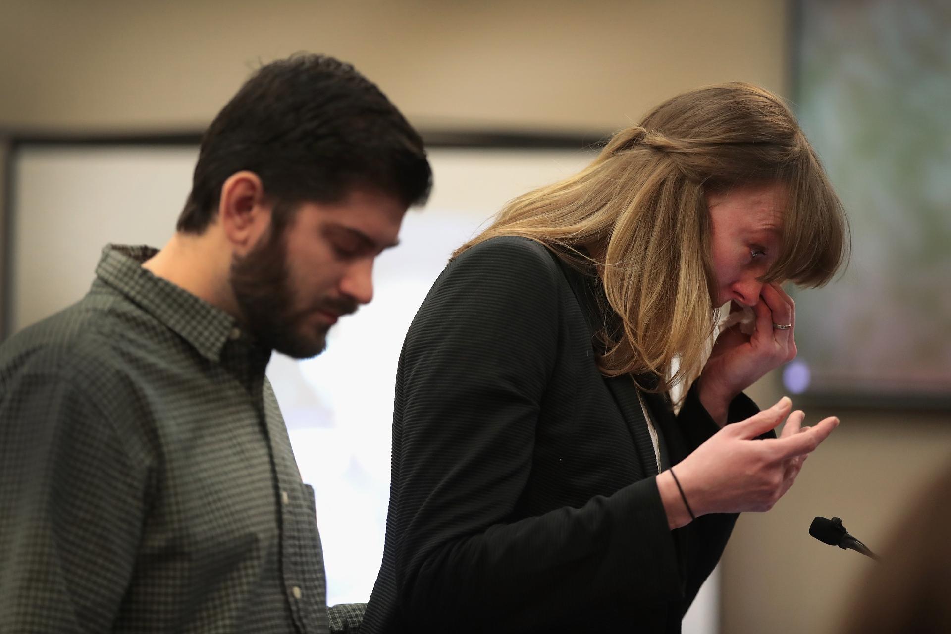 Jennifer Rood-Bedford, uma das sobreviventes de abuso sexual de Larry Nassar - Getty Images