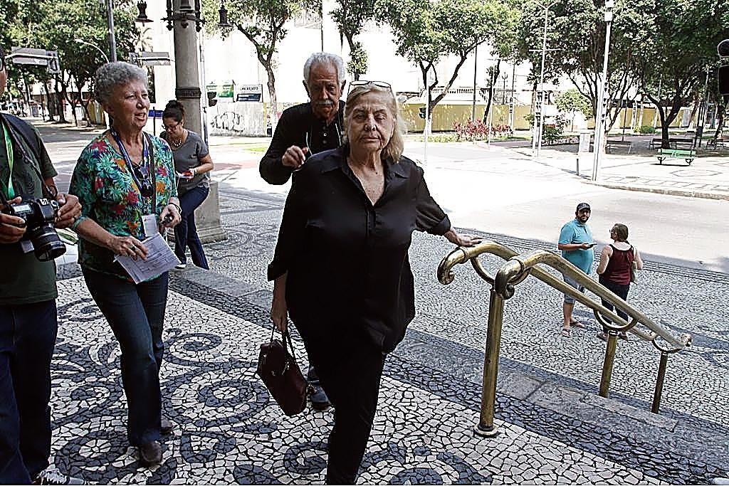  A atriz Jacqueline Laurence chega ao velório de Tônia Carrero - Thyago Andrade / Brazil News