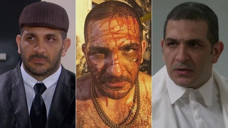 Miguel Nader na novela "As Aventuras de Poliana" (SBT), na série "DAS: A Divisão" (Multishow) e na novela "Orgulho e Paixão" (Globo) - Montagem/UOL/Reprodução/SBT/TV Globo/Instagram/miguelnaderreal - Montagem/UOL/Reprodução/SBT/TV Globo/Instagram/miguelnaderreal